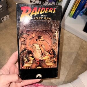 Raiders of the Lost Ark VHS 1989 Paramount Harrison Ford Indiana Jones 1376 PG